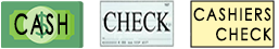 Accepting Cash, Check & Cashier's Check